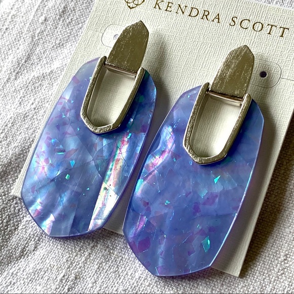 NWT Kendra Scott Large Kailyn Iridescent Lilac๐๐๐๐๐๐๐ - Picture 3 of 7